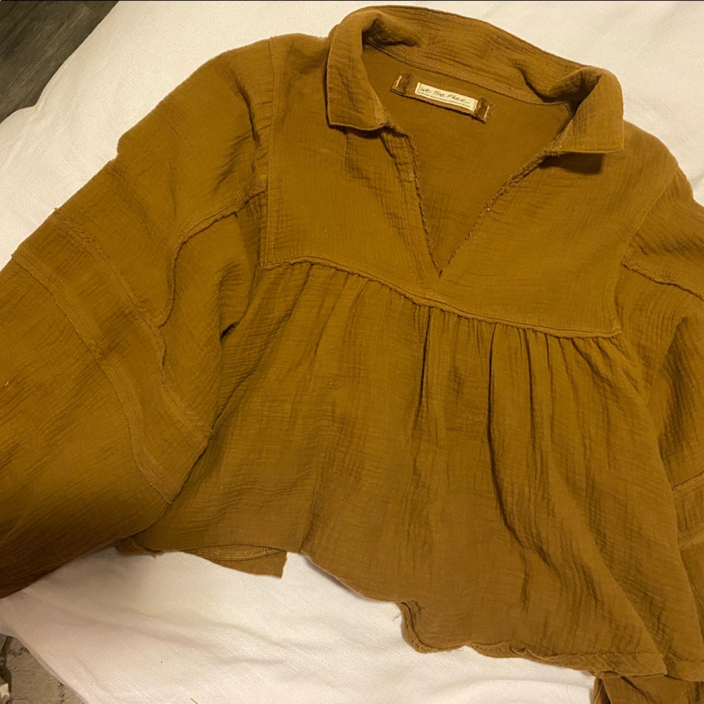 Free people bell sleeve top